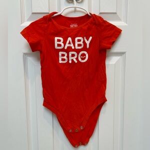 Red Baby Bro Onesie